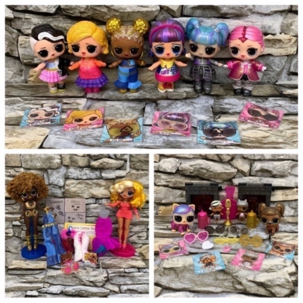 Exclusive LOL Surprise OMG Movie Magic Studios Dolls Pets Award Accessories Lot